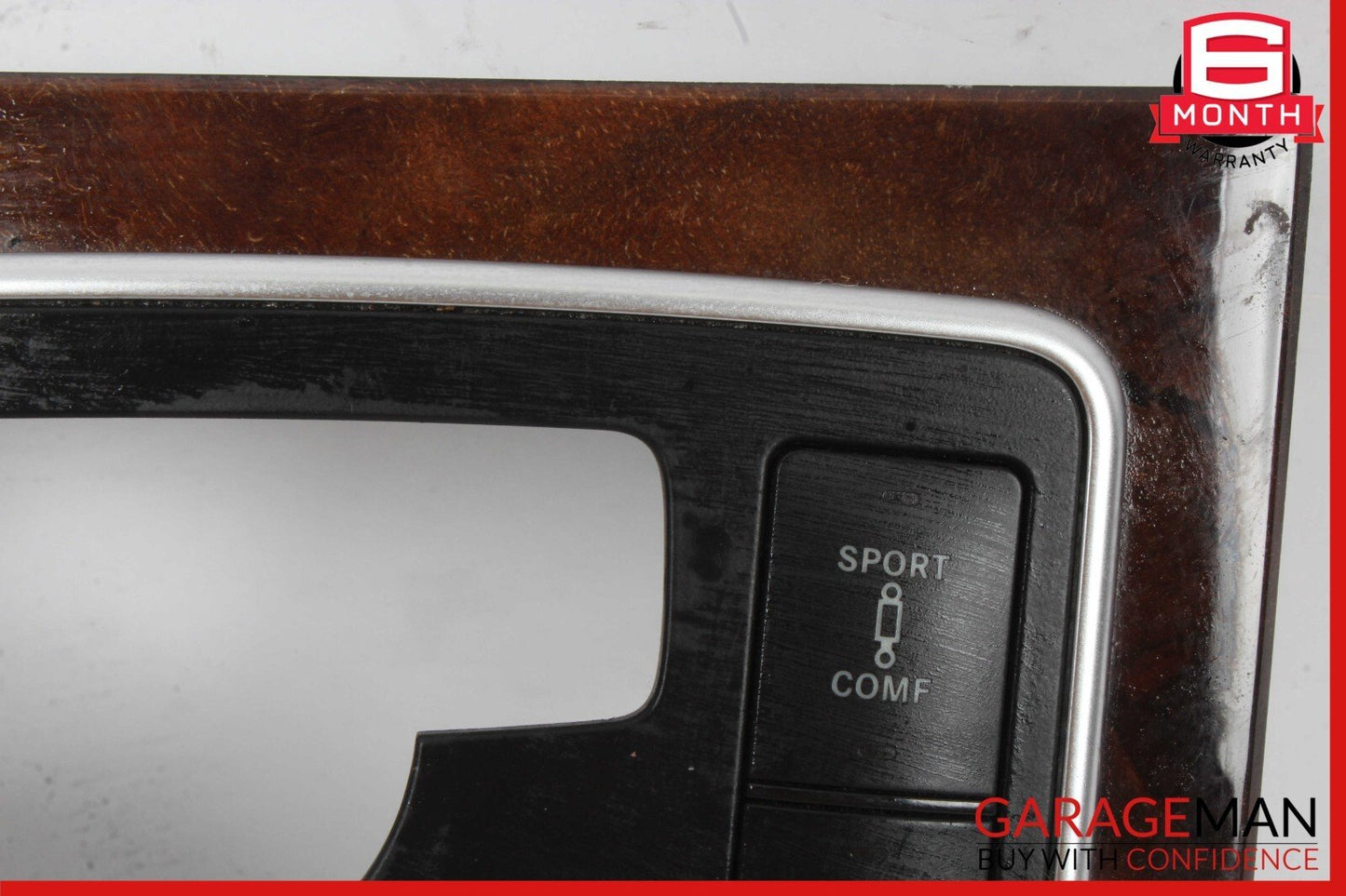 12-14 Mercedes W218 CLS500 Center Console Switch Trim Bezel Cover Wood OEM