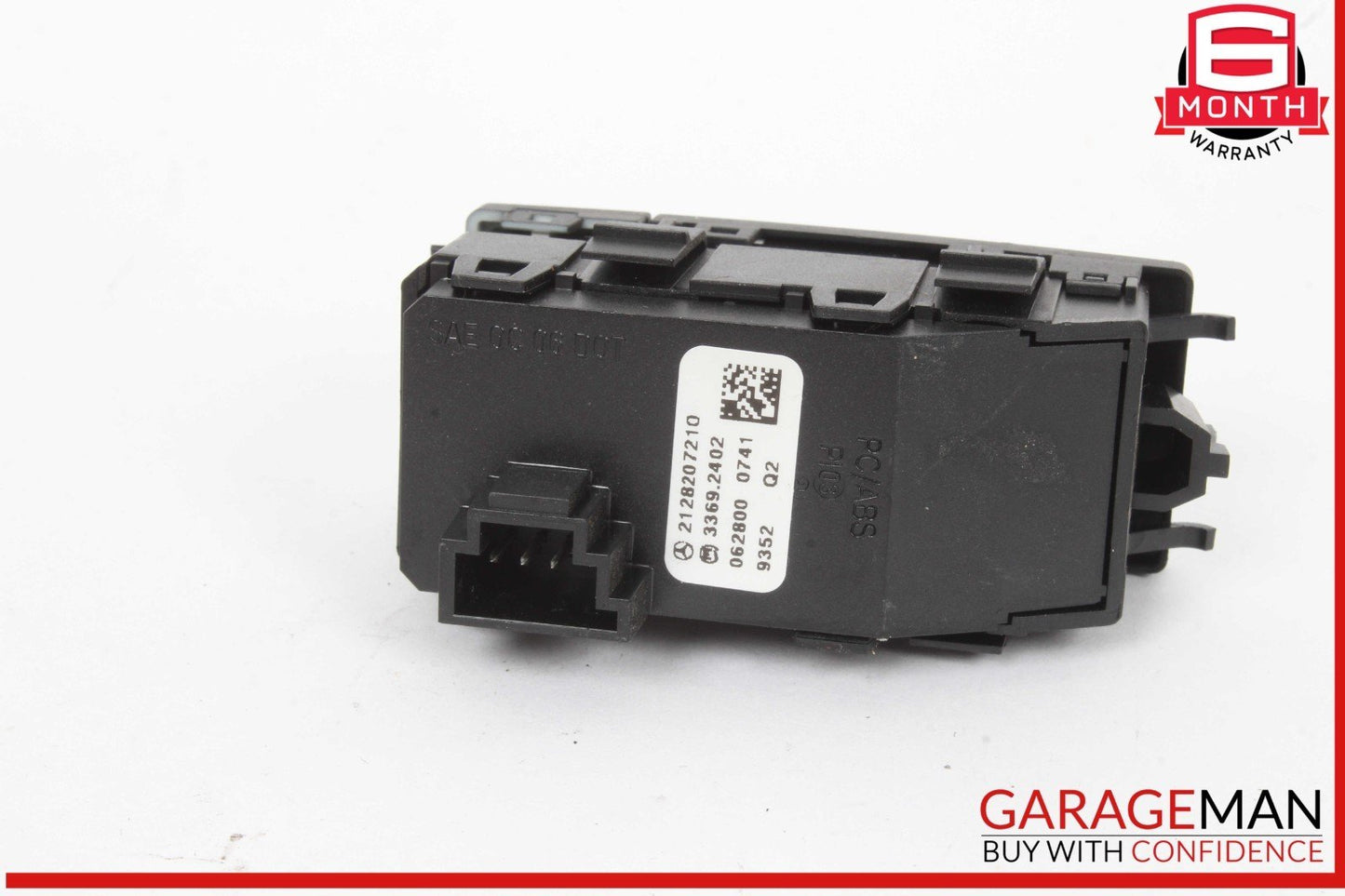 10-13 Mercedes W212 E350 E550 Hazard Warning Light Switch Button 2128207210 OEM