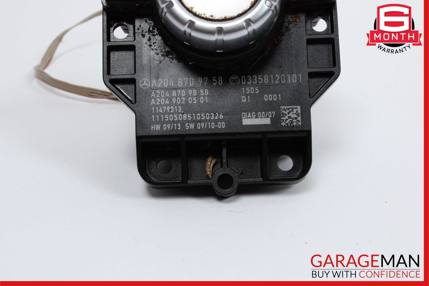 12-15 Mercedes W204 C250 C300 Console Head Unit Controller Knob Multi Switch OEM