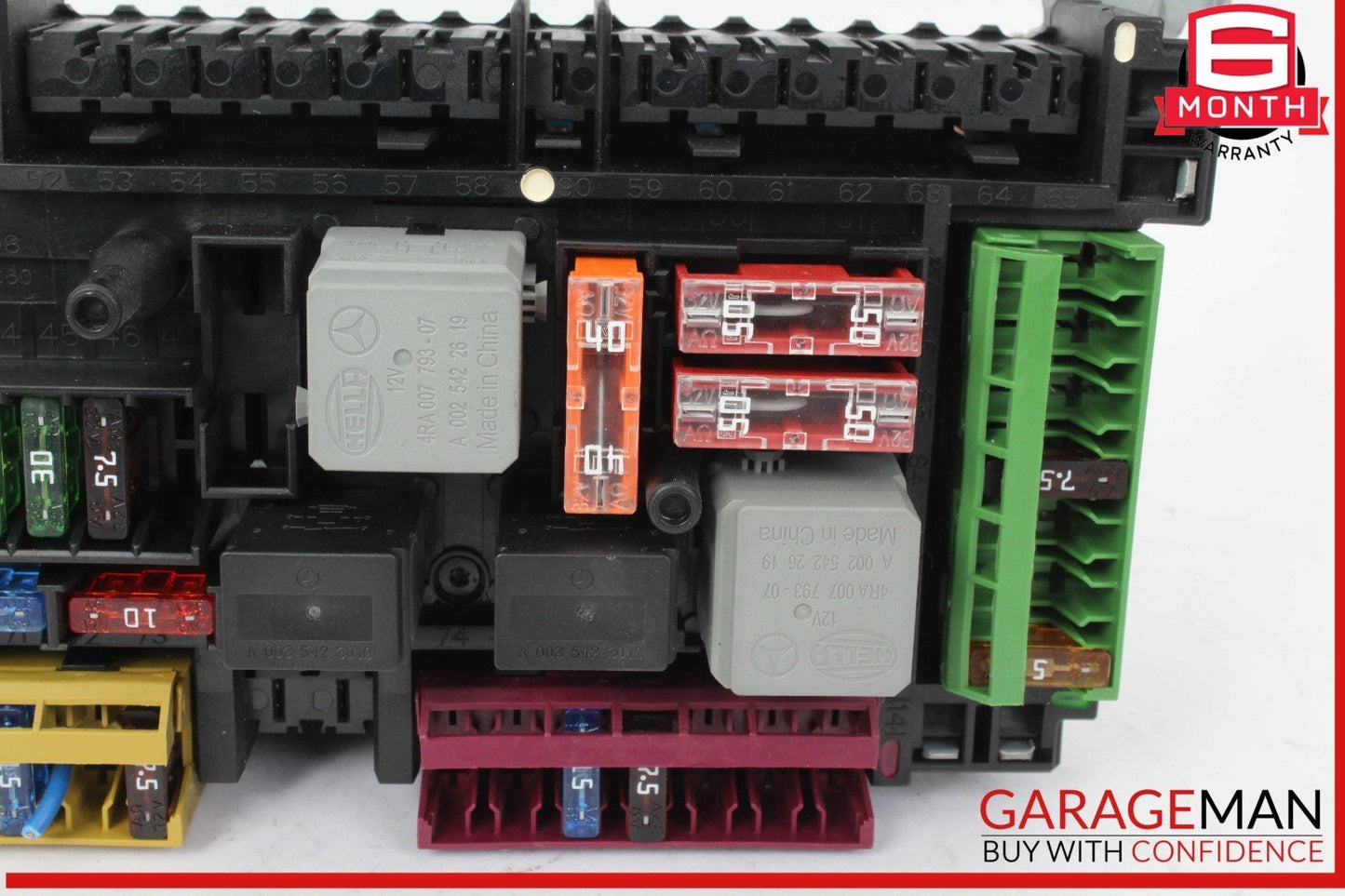 10-11 Mercedes W212 E350 E500 E550 Rear Fuse Relay Junction Box SAM Module OEM