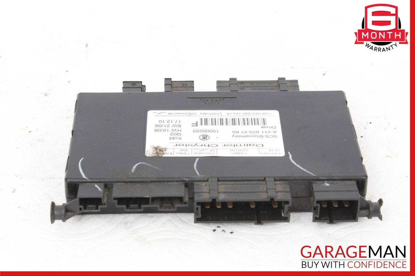03-12 Mercedes X164 GL450 SLK280 GL550 Front Left Seat Control Module Unit OEM