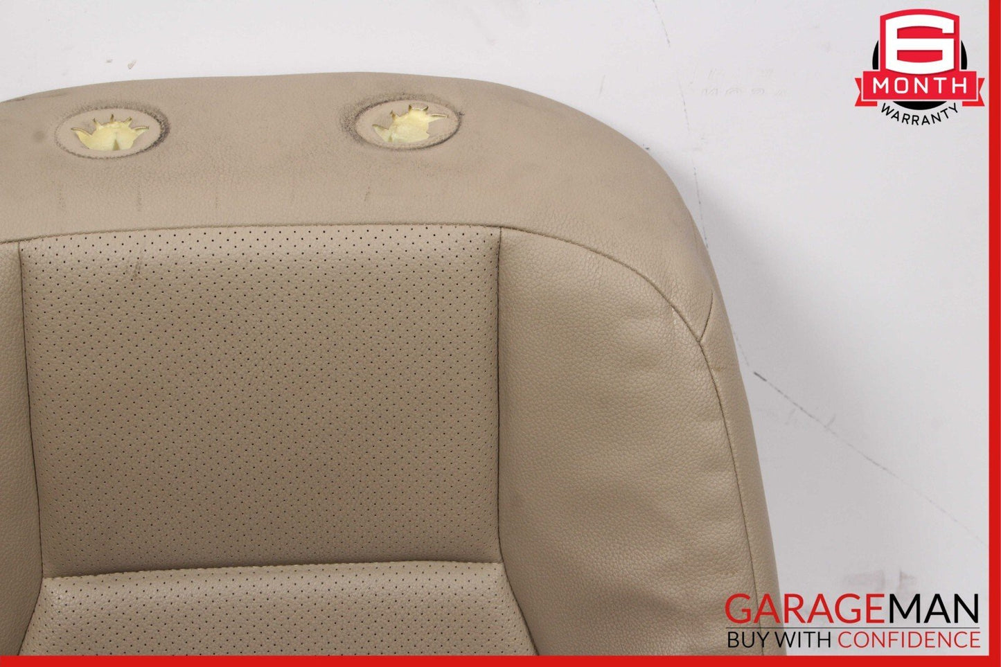 10-15 Mercedes X204 GLK350 Front Left Top Upper Seat Cushion Cover Brown OEM