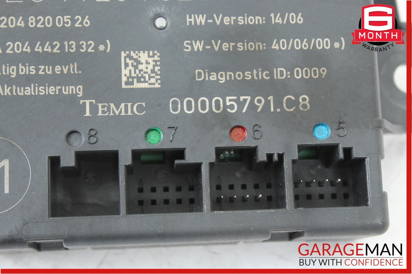 08-14 Mercedes W204 C300 C350 Rear Left Side Door Control Module OEM