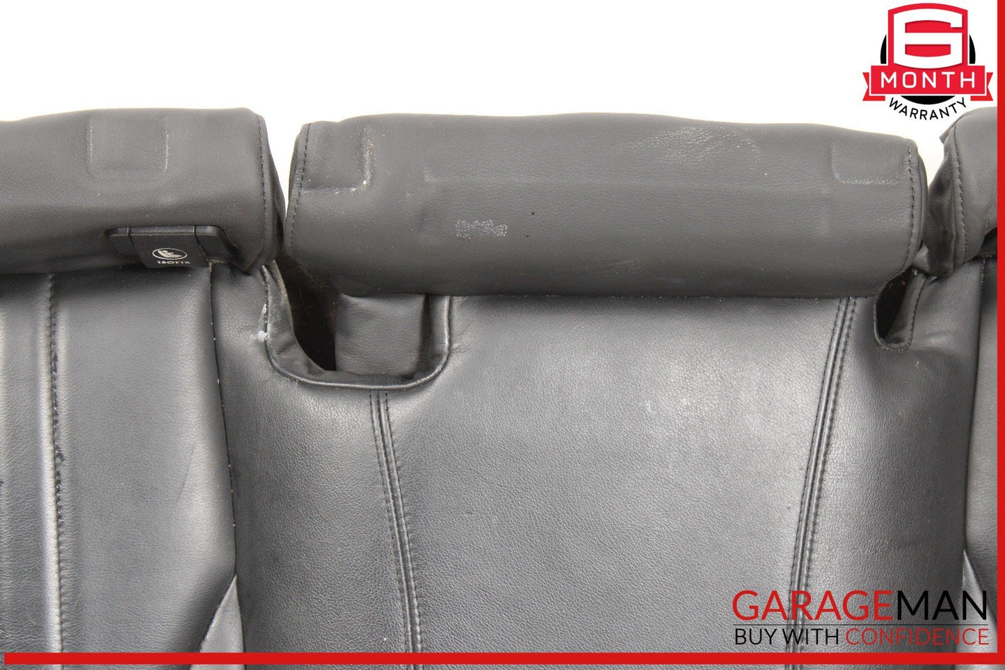14-22 Maserati Ghibli M157 Rear Seat Cushion Lower Bottom Black OEM