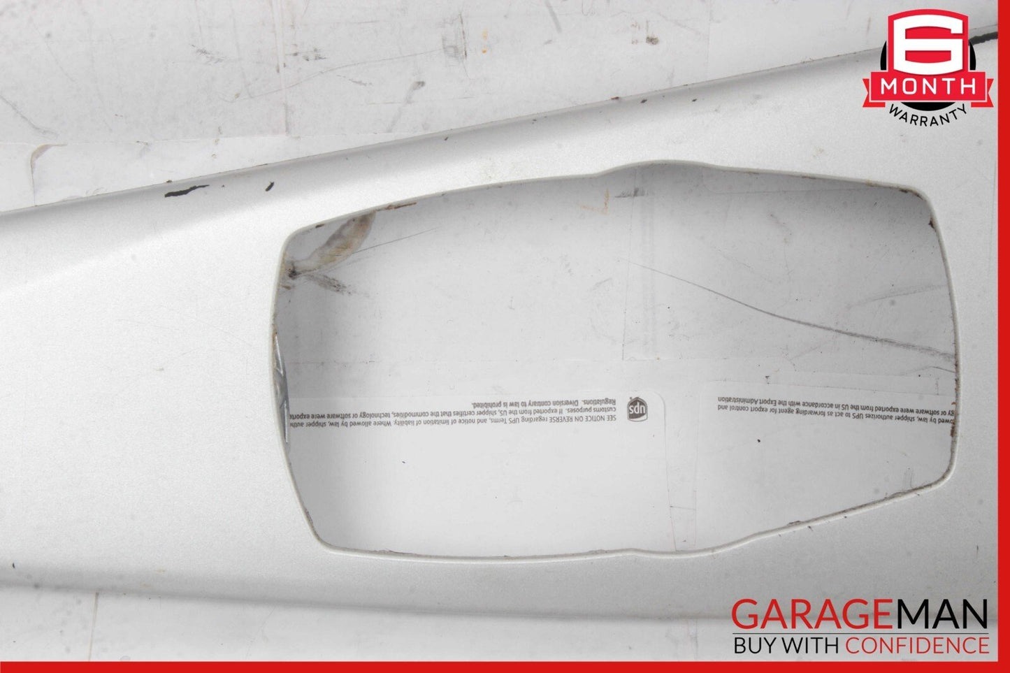 12-18 BMW F30 320i 328i 330i Center Console Cover Trim Bezel Panel Silver OEM