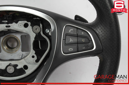 15-20 Mercedes W117 CLA250 GLA250 Driver Steering Wheel w/ Paddle Shifters OEM