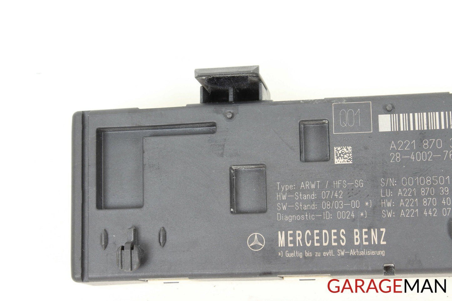 07-13 Mercedes W221 S550 CL550 Trunk Release Remote Open Close Module Unit OEM