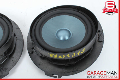 07-09 Mercedes W211 E350 E63 AMG Rear Left & Right Door Audio Sound Speaker Set
