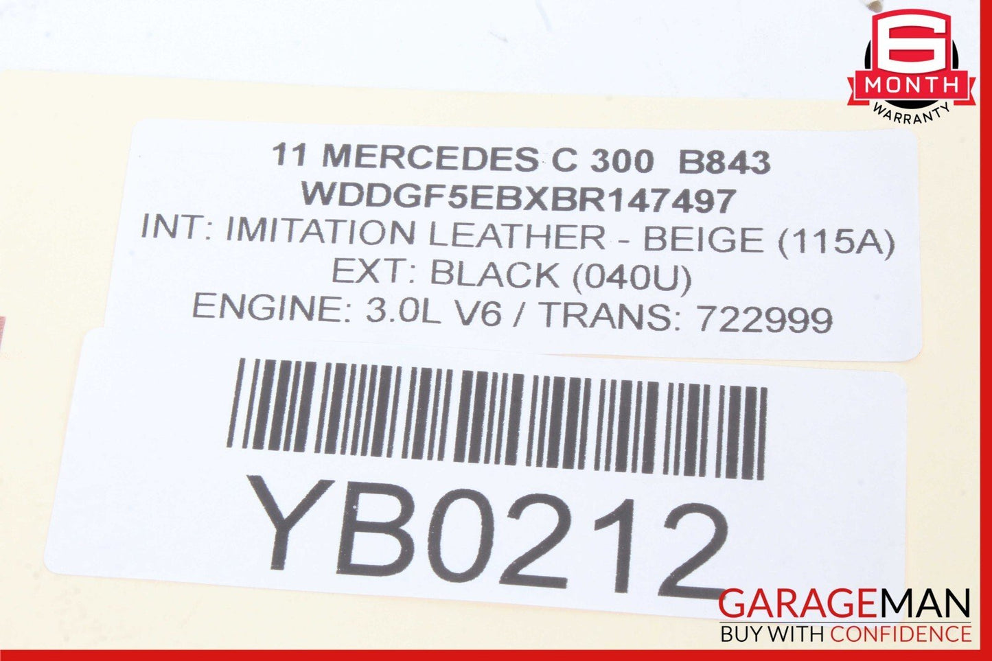 08-18 Mercedes W204 C300 SLK350 Front Left Side Door Control Module Unit OEM
