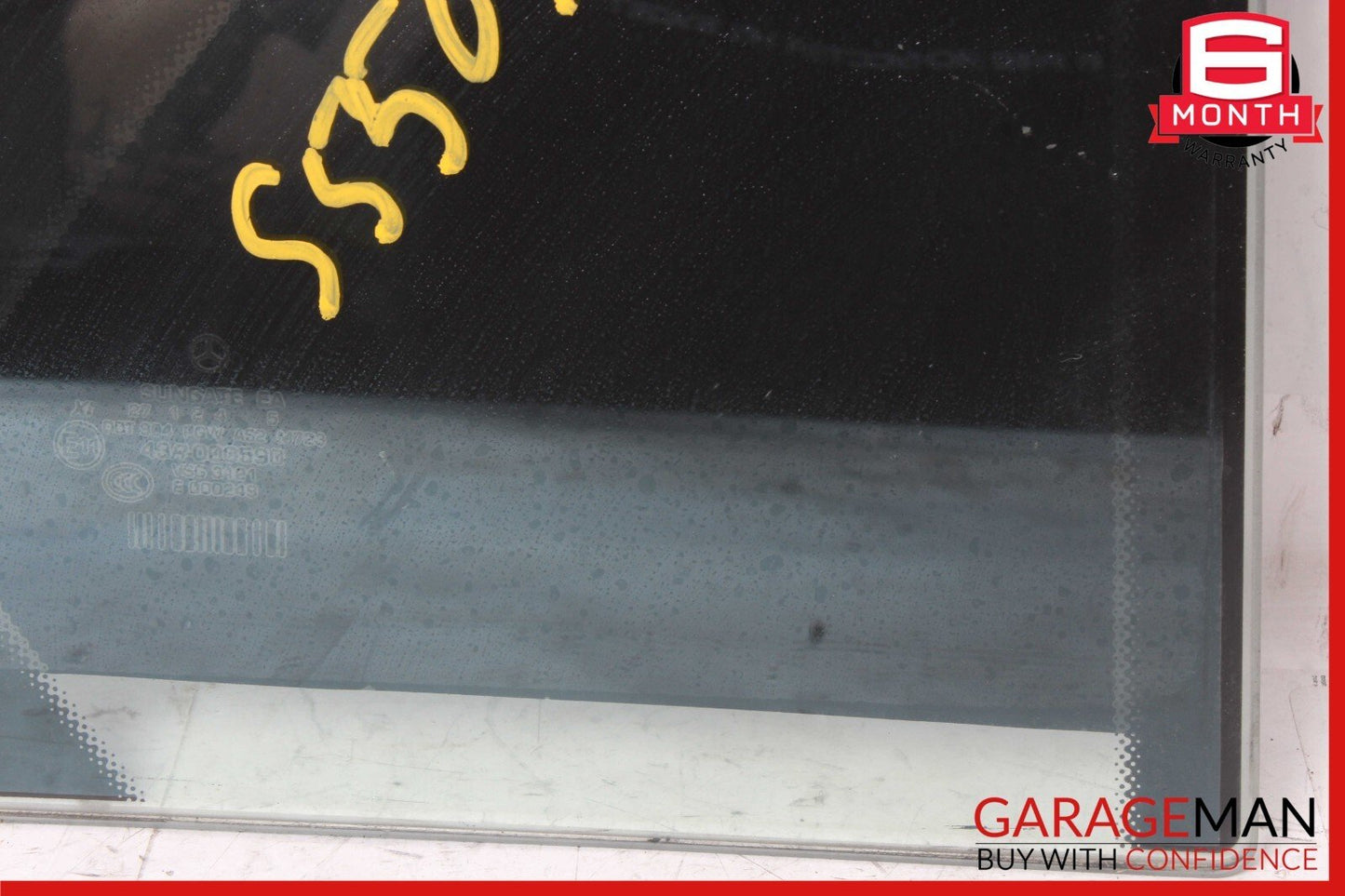 07-13 Mercedes W221 S550 S350 Rear Right Side Door Quarter Window Auto Glass OEM