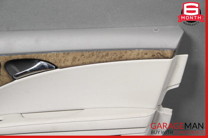 07-09 Mercedes W211 E350 Front Right Interior Door Panel Cover Assembly Gray