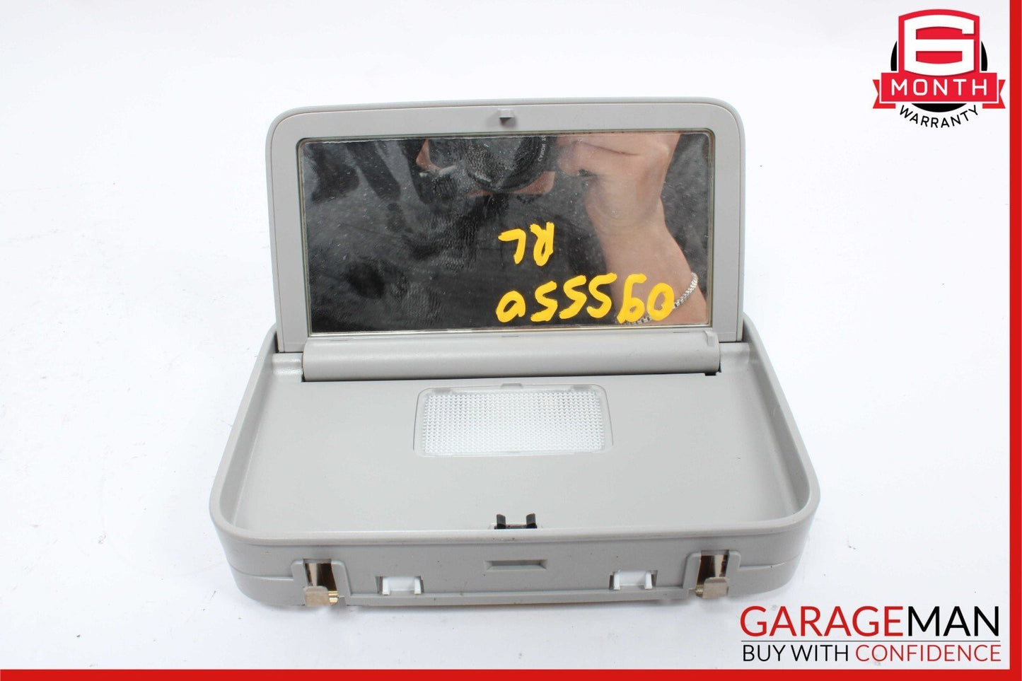 07-13 Mercedes W221 S550 S450 Rear Left / Right Overhead Vanity Mirror Gray OEM