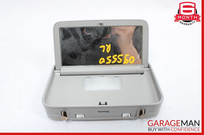 07-13 Mercedes W221 S550 S450 Rear Left / Right Overhead Vanity Mirror Gray OEM