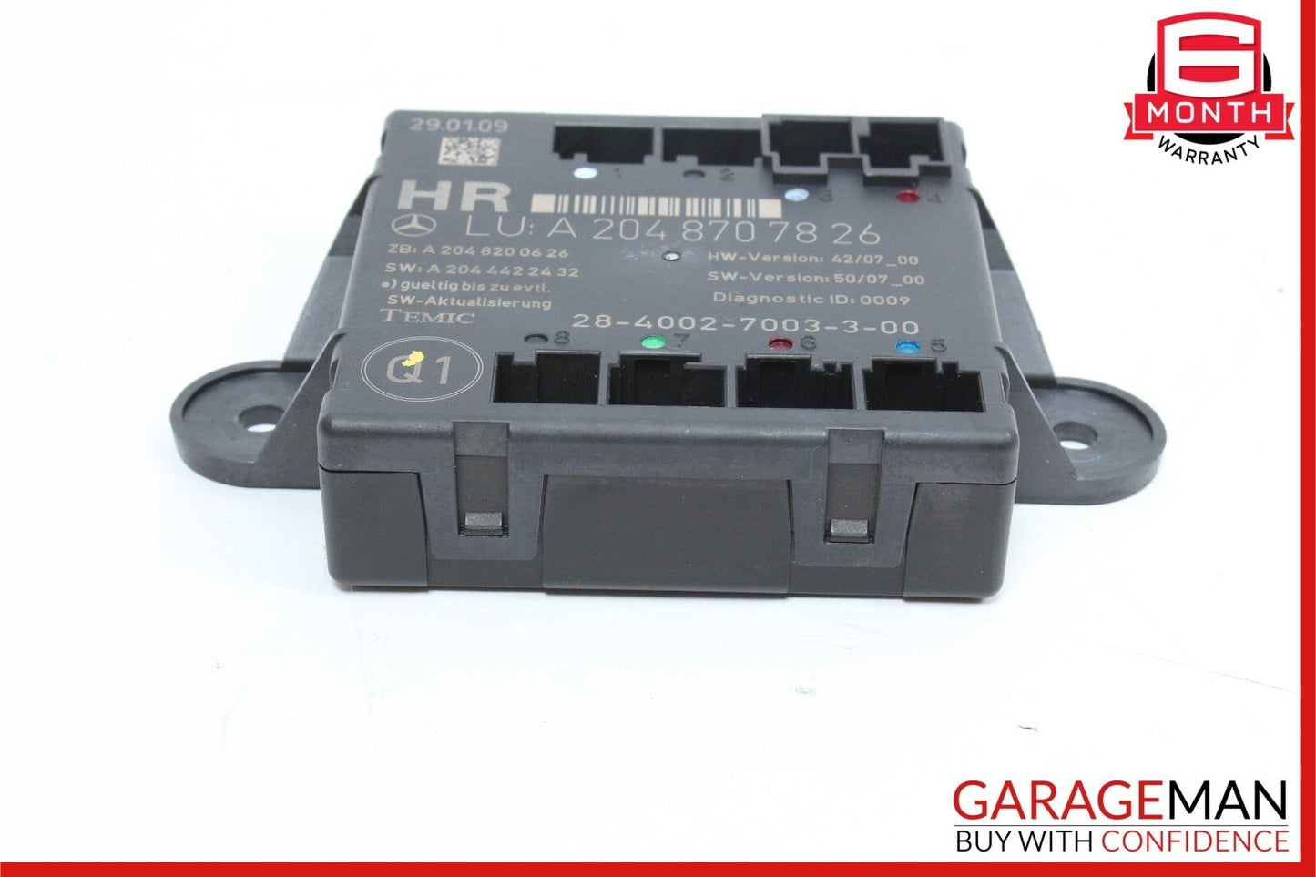 08-18 Mercedes W204 C300 CLS500 Rear Right Side Door Control Module OEM