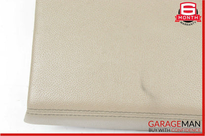 03-06 Mercedes R230 SL500 Rear Center Console Lid Cover Panel Leather Beige OEM
