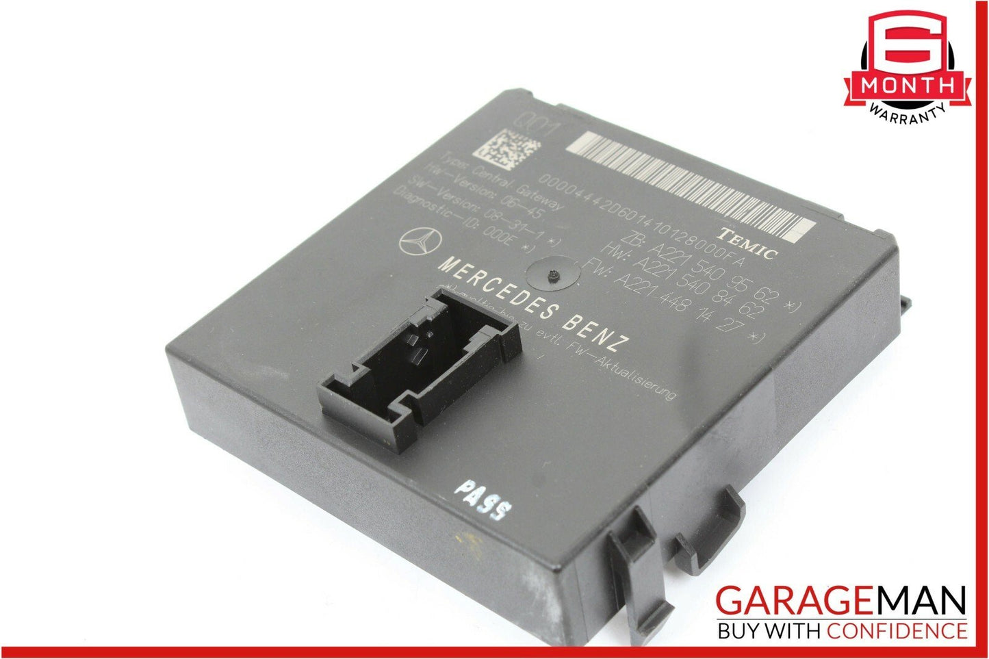10-13 Mercedes S550 S400 S63 AMG CL600 Central Gateway Control Module Q01 OEM