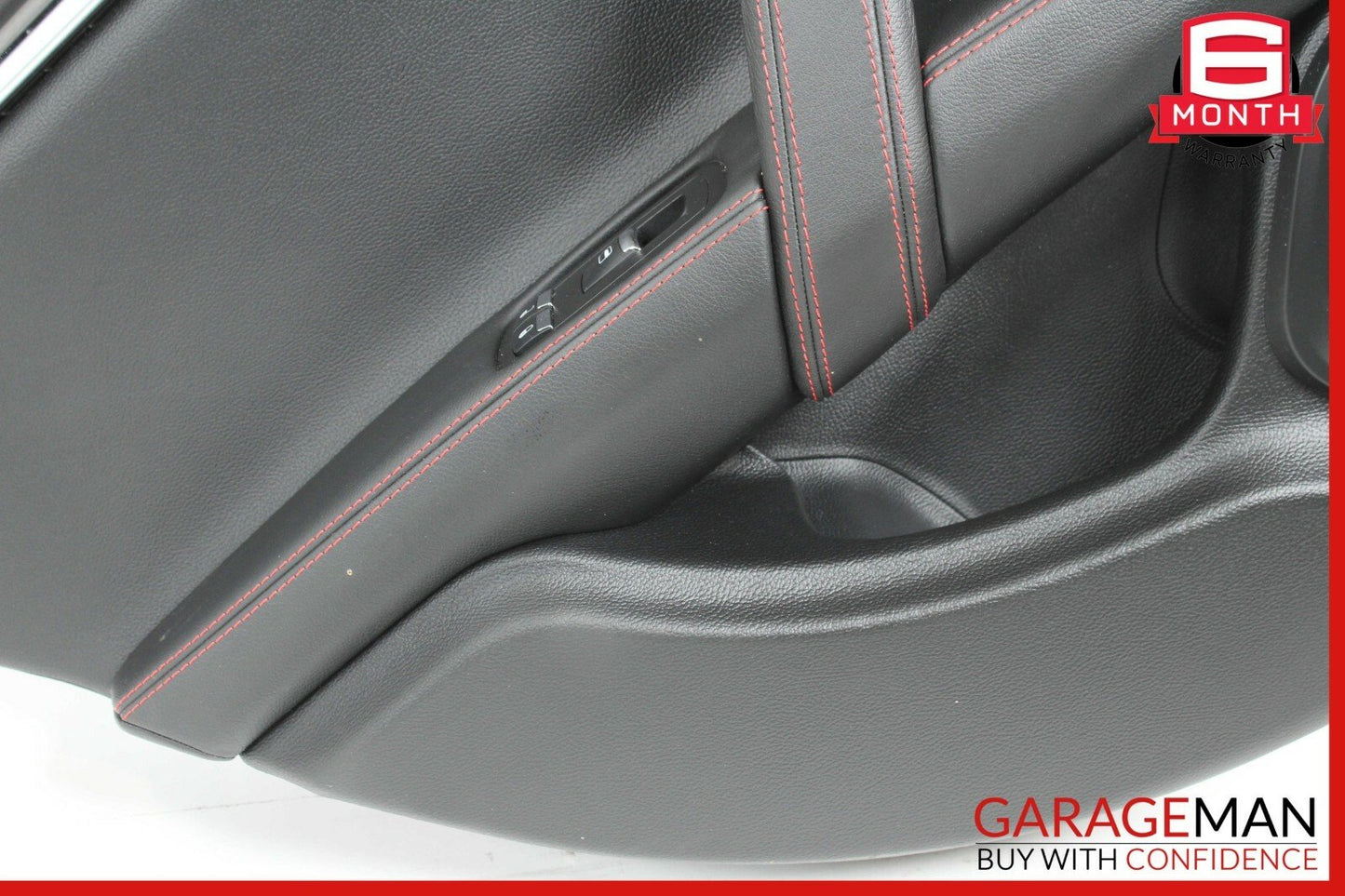 14-17 Maserati Ghibli Rear Left Side Complete Interior Door Panel Cover Black