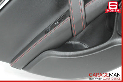 14-17 Maserati Ghibli Rear Left Side Complete Interior Door Panel Cover Black