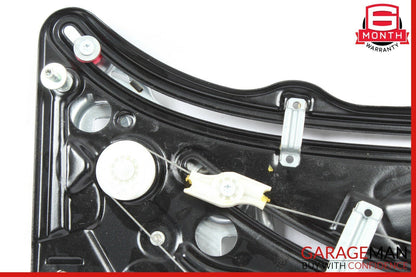 10-16 Mercedes W207 E350 Coupe Rear Left Door Window Regulator Frame w/o Motor