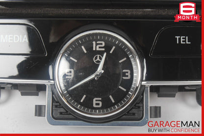 15-18 Mercedes W205 C300 Center Dashboard Hazard Control Switch w/ Clock Assy
