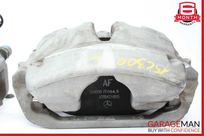 15-20 Mercedes W205 C300 C350e Front Right & Left Side Brake Calipers Set of 2