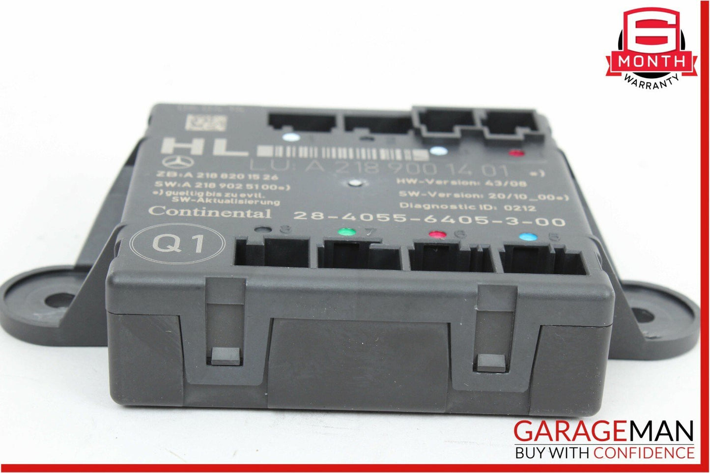 08-14 Mercedes W204 C250 C350 Rear Left Driver Side Door Control Module