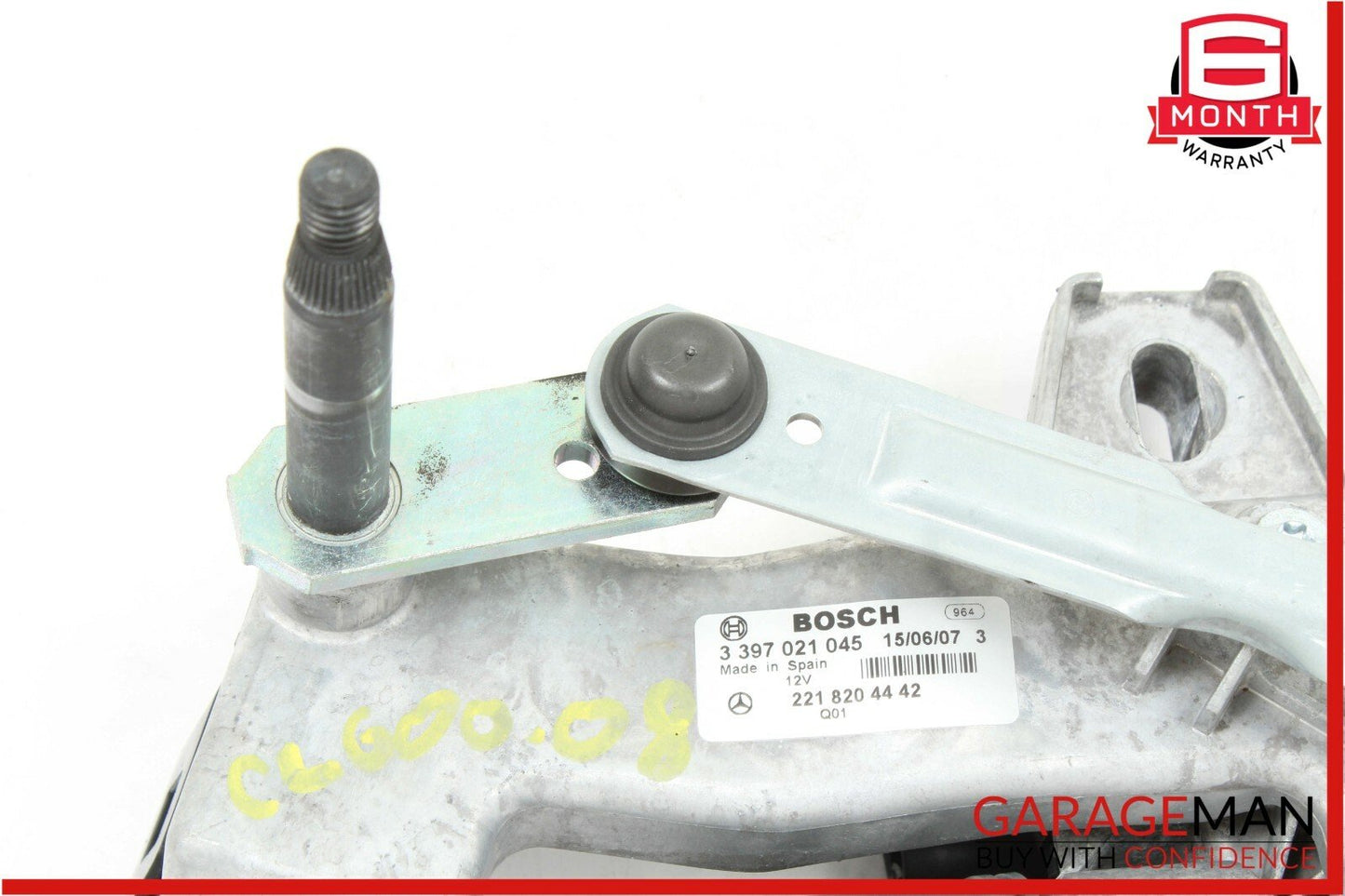 07-14 Mercedes W221 S500 S63 AMG CL600 Windshield Wiper Motor Right OEM