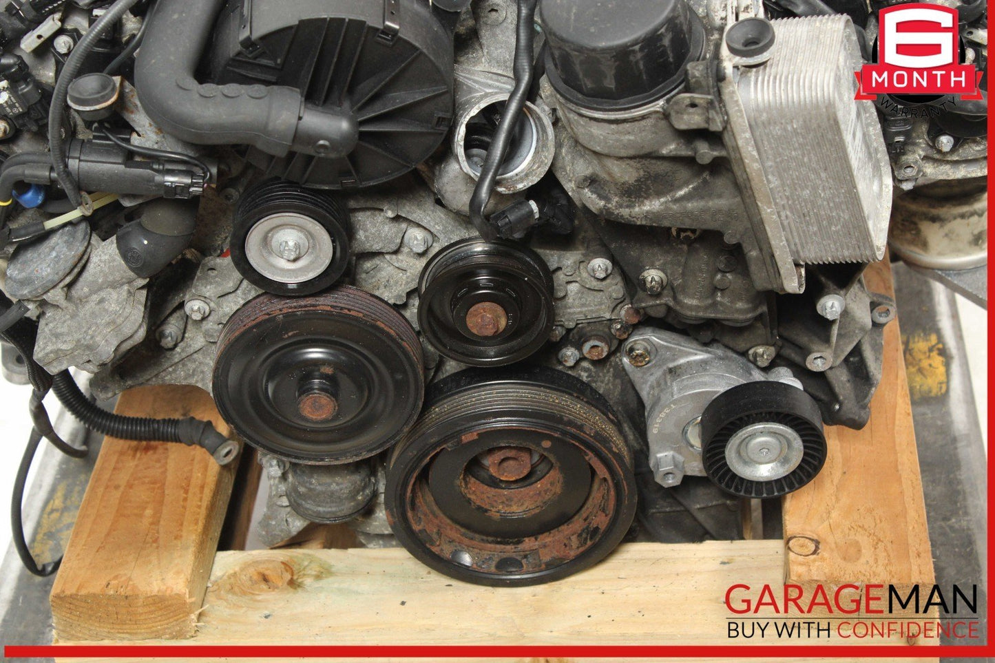 10-11 Mercedes W212 E350 4Matic AWD 3.5L V6 Engine Motor Block Assembly 111k
