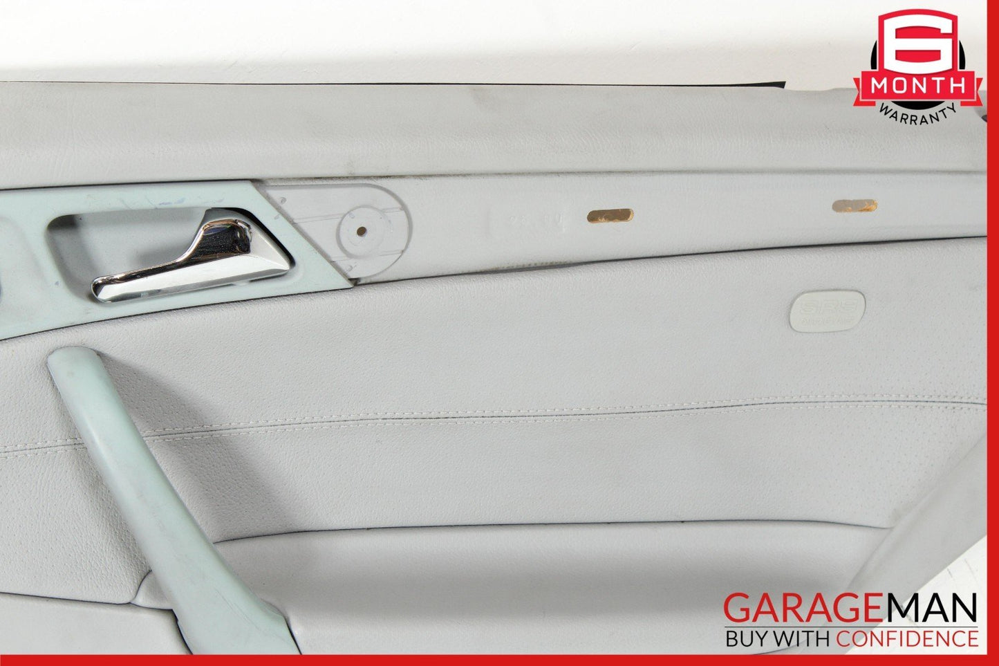 01-04 Mercedes W203 C240 C320 Rear Right Side Interior Door Panel Gray OEM