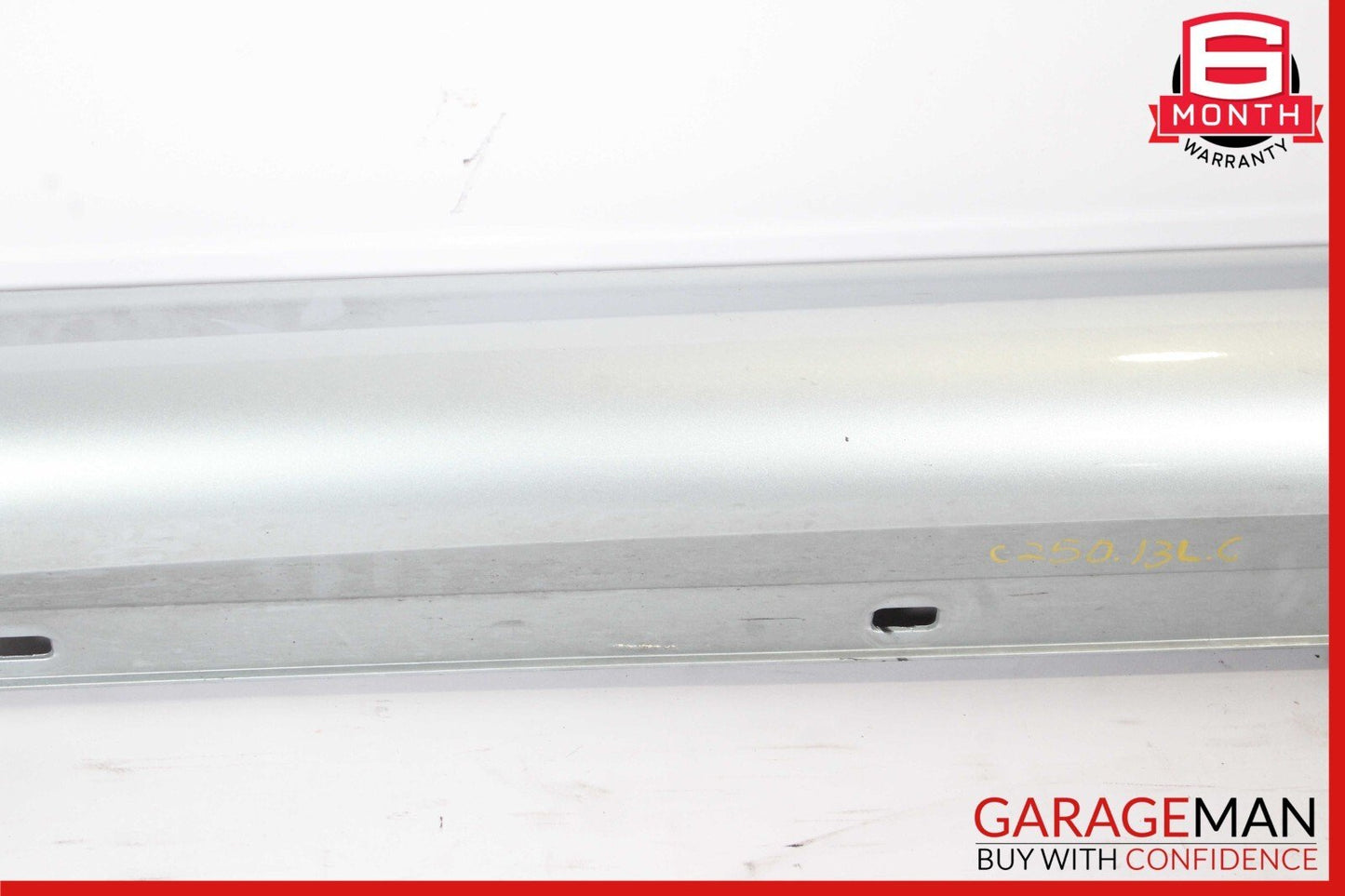 12-14 Mercedes W204 C250 Coupe AMG Sport Left Rocker Panel Side Skirt Silver