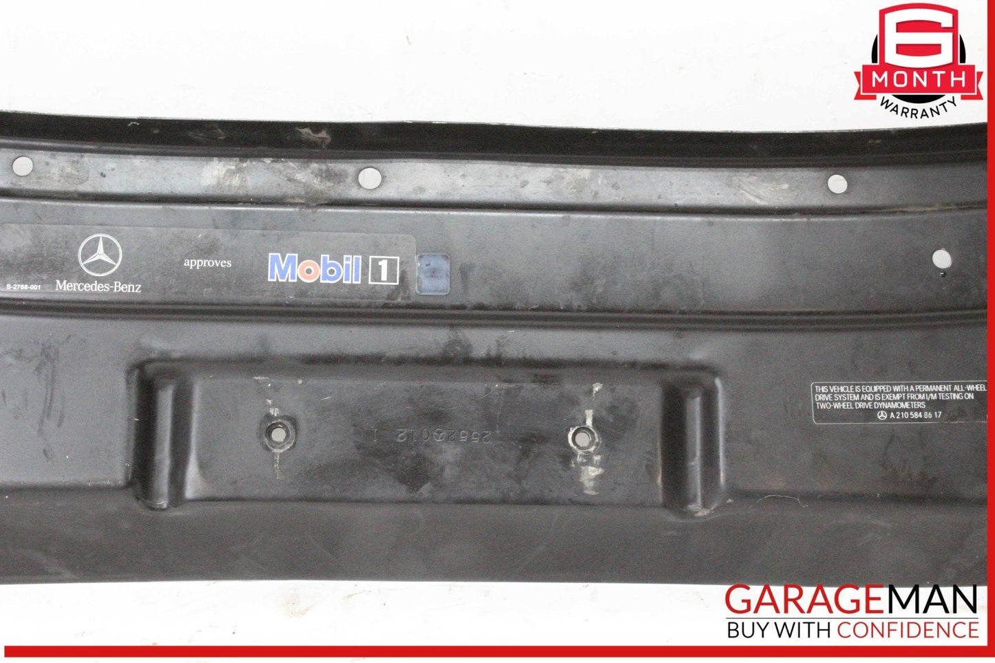 06-12 Mercedes W164 ML350 4MATIC ML550 Upper Radiator Core Tie Bar Support OEM