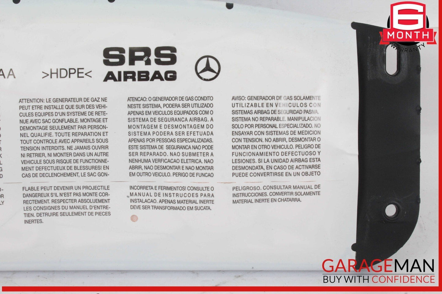 08-15 Mercedes W204 C250 C300 Front Right Passenger Side Dash Airbag