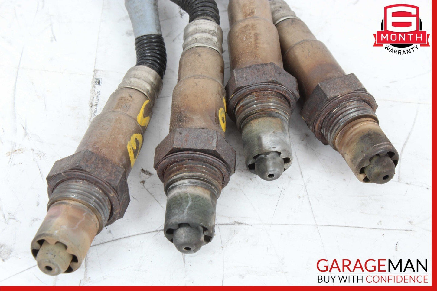 03-06 Mercedes R230 SL500 SL55 AMG Oxygen O2 Sensor Lambda Set of 4 Pc