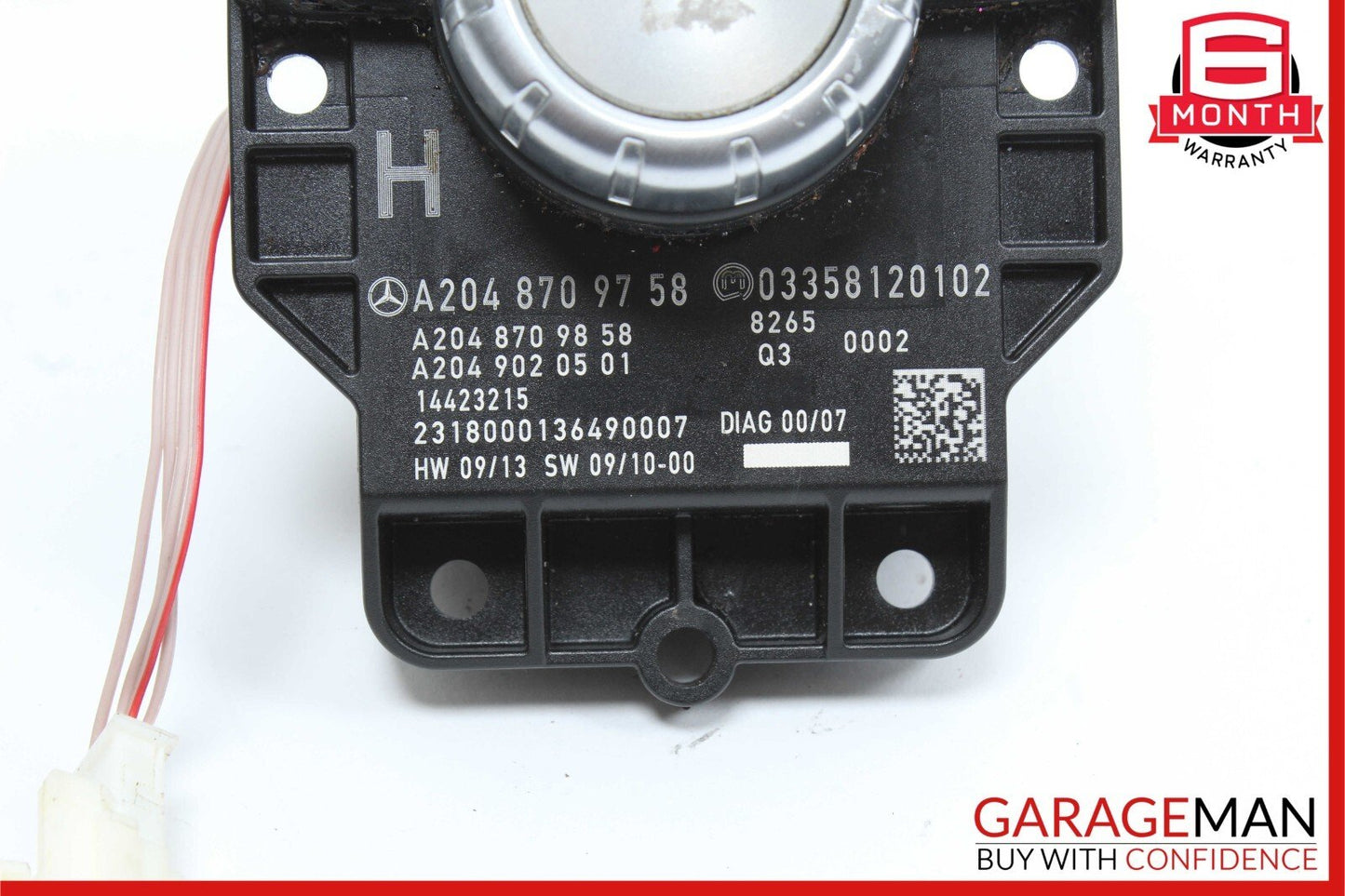 12-15 Mercedes W204 C250 E350 Console Head Unit Controller Knob Multi Switch OEM