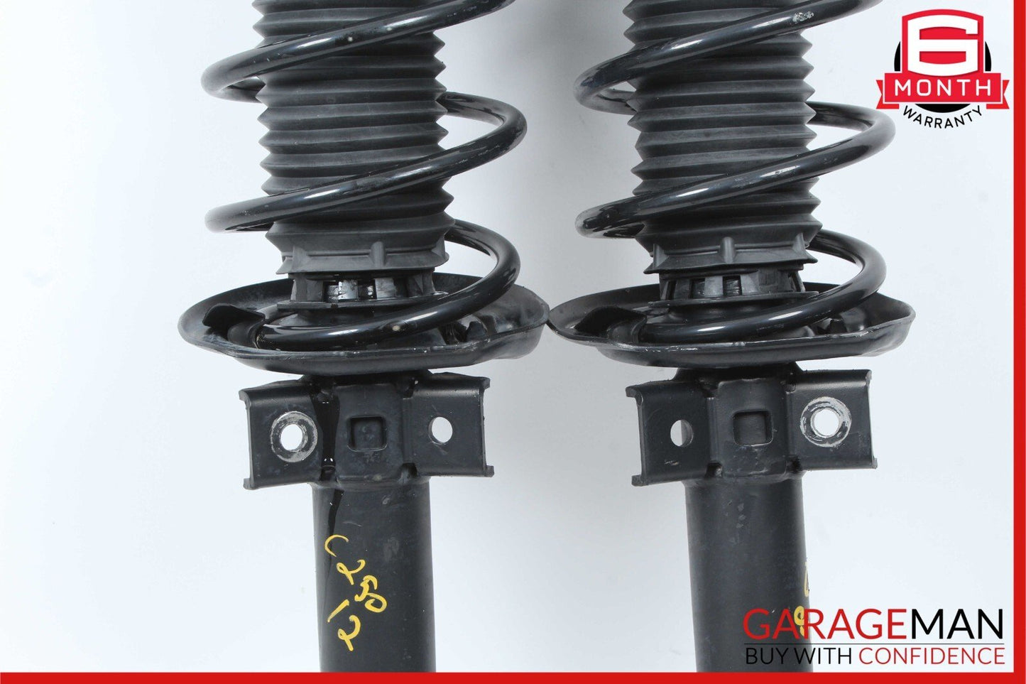 08-17 Mercedes C250 E350 E400 Coupe Front Left & Right Shock Strut Absorbers Set