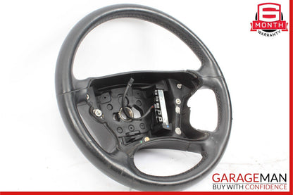 06-09 Mercedes W211 E350 E550 CLS550 4 Spoke Steering Wheel Leather Black OEM