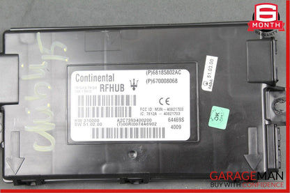14-17 Maserati Ghibli HUB Passive Entry Control Module 670008068 OEM