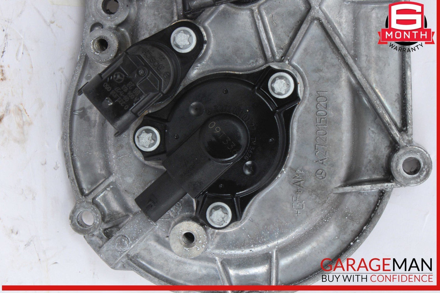 05-13 Mercedes X164 GL450 Front Left Side Engine Timing Chain Cover Plate OEM