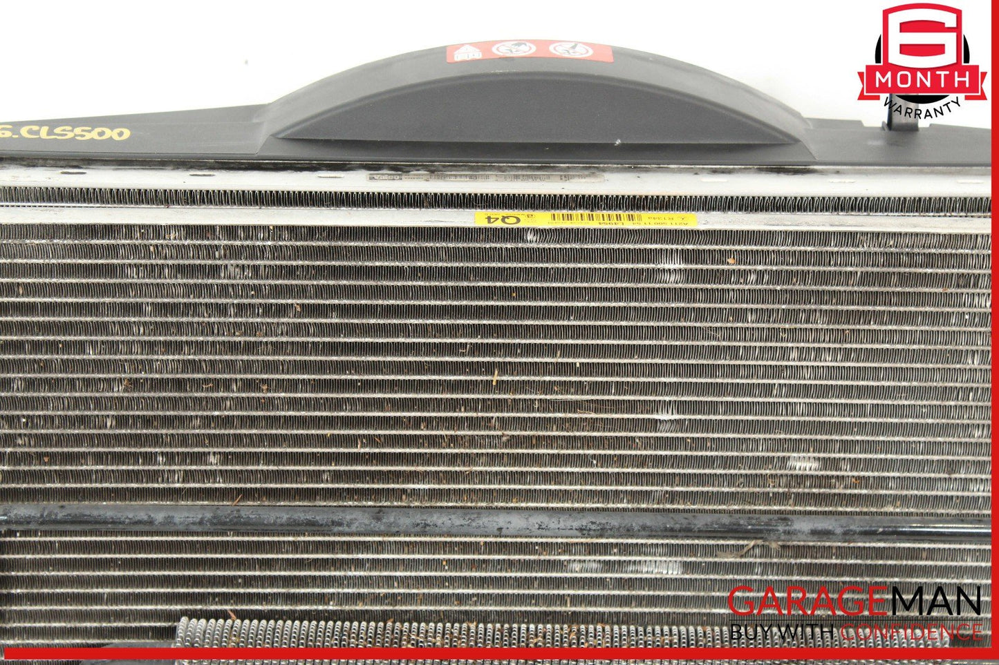 06-09 Mercedes W219 CLS500 Engine Cooling Radiator AC A/C Condenser Fan Assy