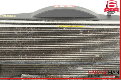 06-09 Mercedes W219 CLS500 Engine Cooling Radiator AC A/C Condenser Fan Assy