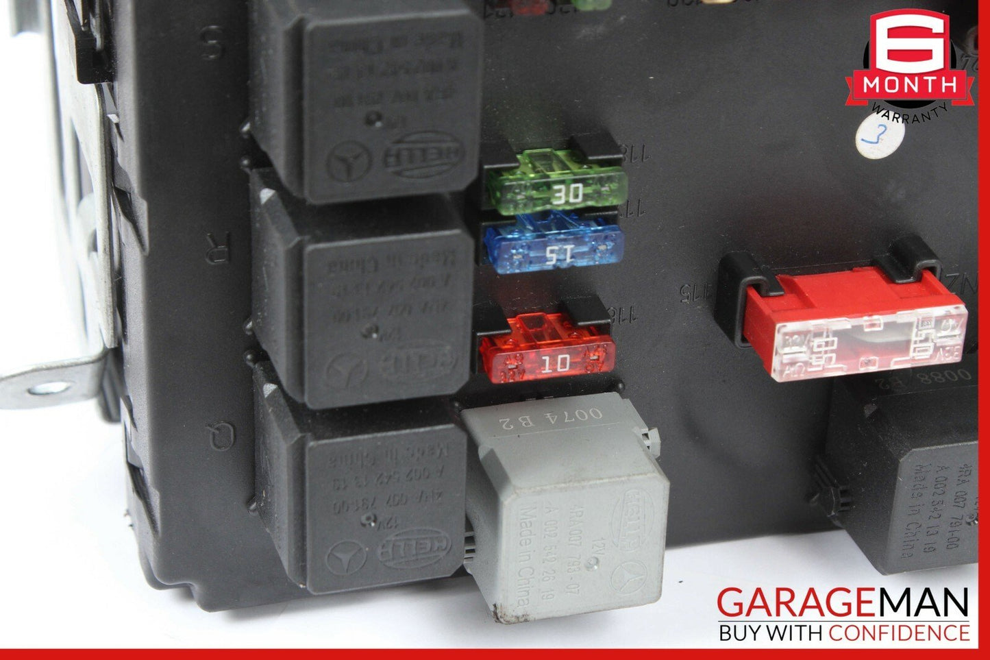 07-13 Mercedes W221 S550 CL550 Rear Trunk Fuse Box Relay Block 2215402550 OEM