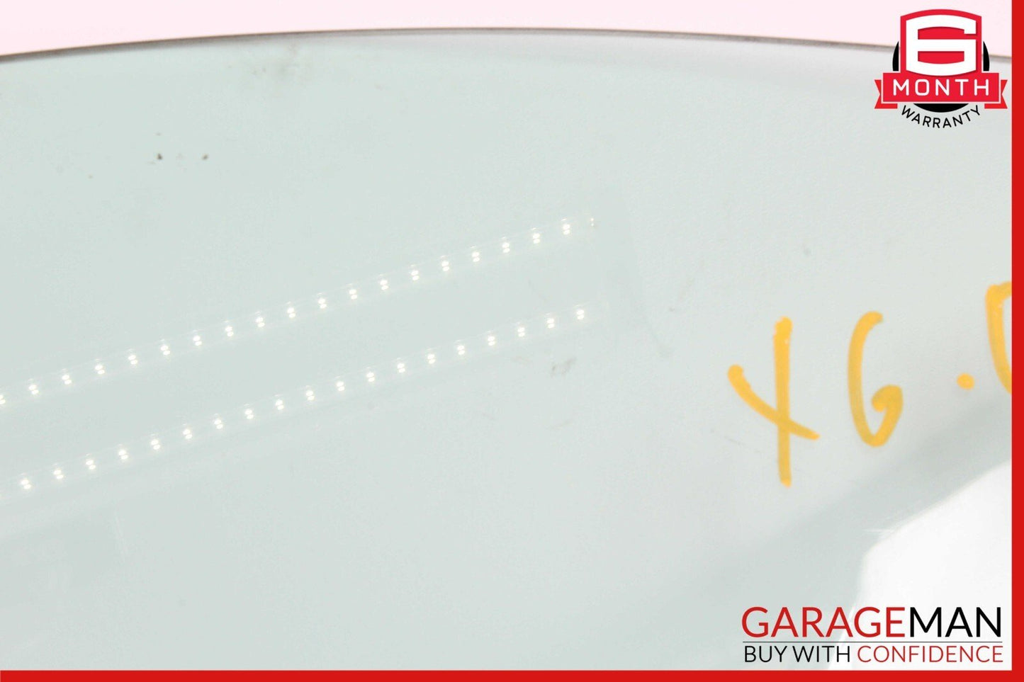 08-14 BMW X6 Front Right Door Window Glass OEM