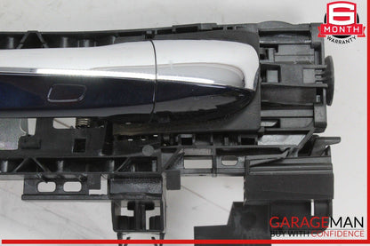 15-20 Mercedes W205 C300 Front Left Driver Side Exterior Door Handle Blue OEM