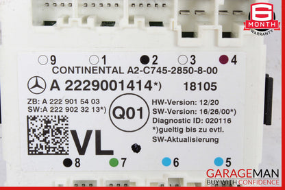 15-18 Mercedes W205 C300 C350e Front Left Side Door Control Module Unit OEM