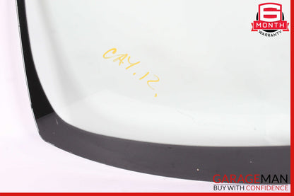 11-18 Porsche Cayenne 958 Front Window Windshield Glass OEM
