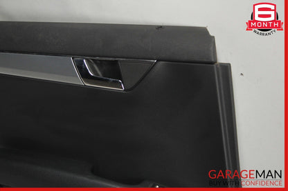 08-11 Mercedes W204 C300 Rear Left Driver Side Interior Door Panel Black OEM