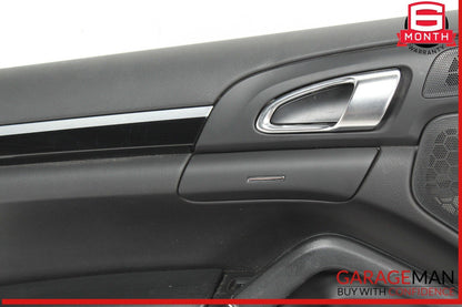 11-18 Porsche Cayenne 958 Rear Left Side Interior Door Panel Trim Assy OEM
