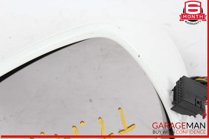 08-15 Audi TT TTS Front Left Driver Side Door Rear View Mirror White OEM