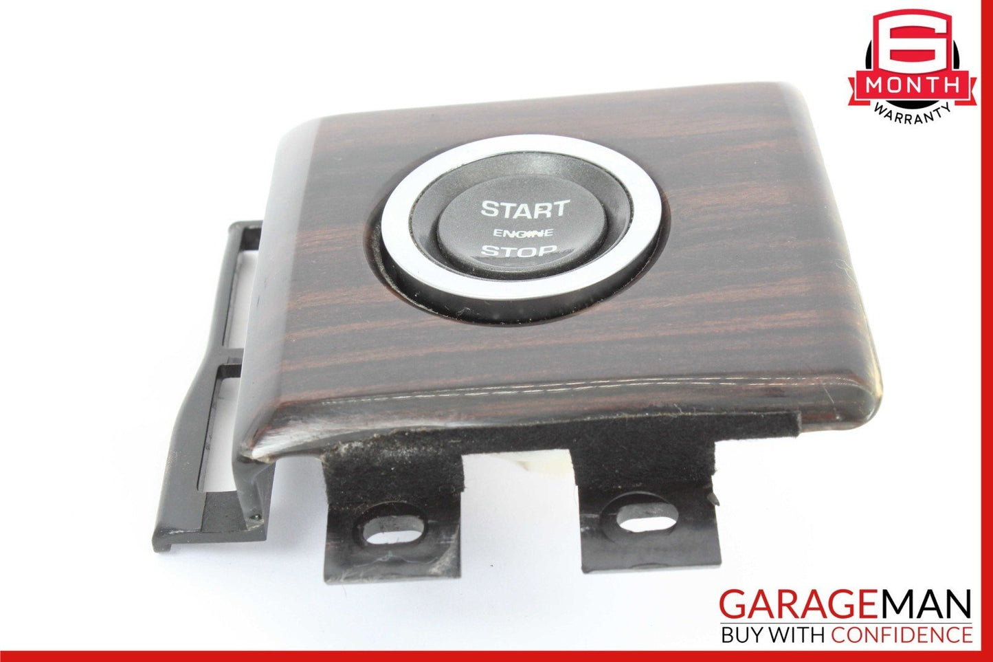 12-17 Range Rover Evoque Engine Start Stop Button Control Switch w/ Wood Trim