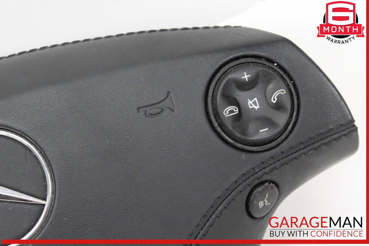 07-10 Mercedes W221 S550 CL550 Steering Wheel Airbag Air Bag Black OEM